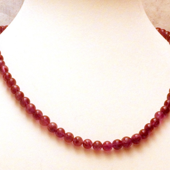 Amethyst beaded necklace 1441